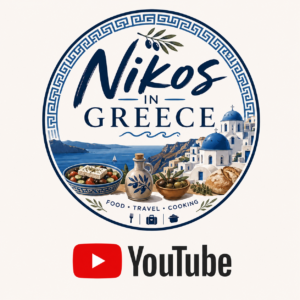 Nikos In Greece with YouTube logo